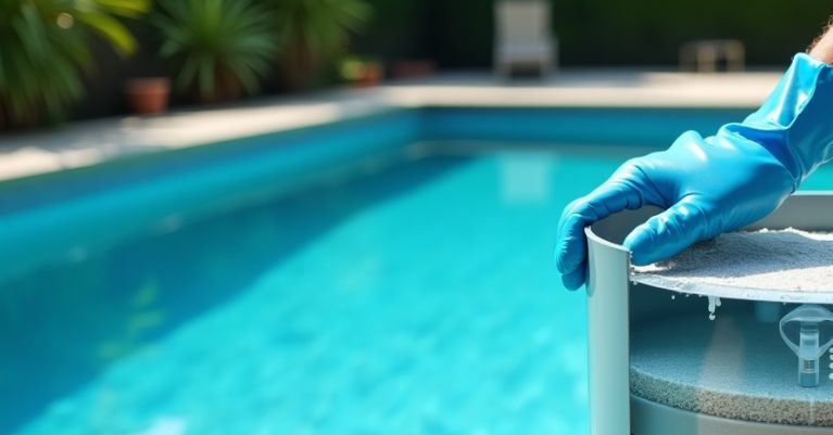 Medence karbantartás: A szűrőtartály tisztításának jelentősége