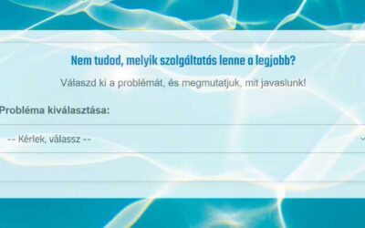 Medencével kapcsolatos problémád van? Használd főoldalunkon a webalkalmazást!